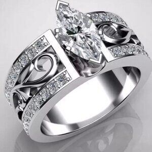 BRIDAL WEDDING  PROMISE RING HALF PRICE SALE SEND OFFER FOR $20